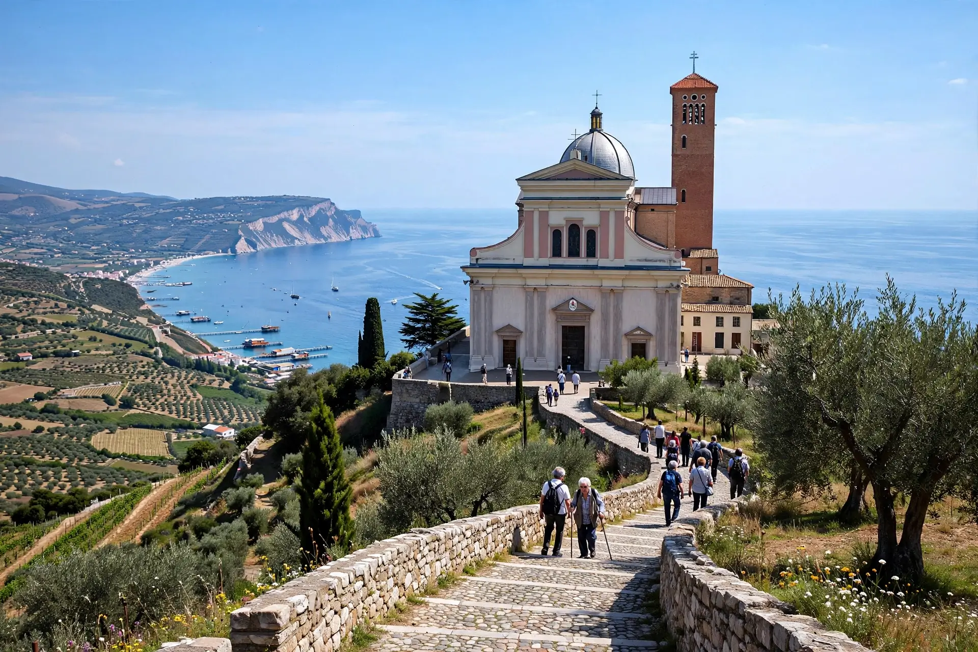 Santa Maria Miracoli Casalbordino vista mare parcheggio gratis 300 posti
